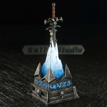 WOW Frostmourne Frozen Version Metal / Resin Artisan Keycaps for Mechanical Gaming Keyboard